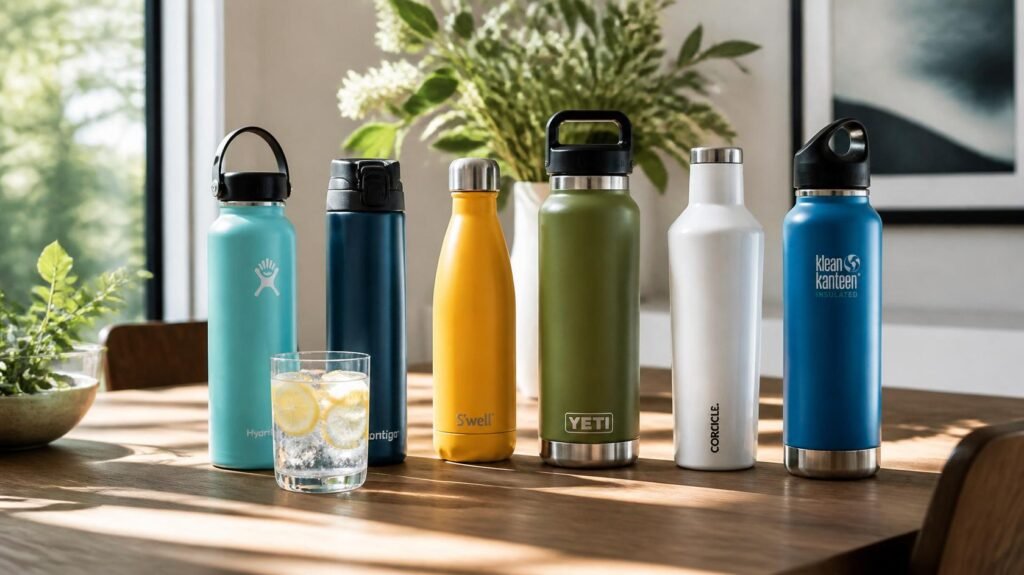 water bottles